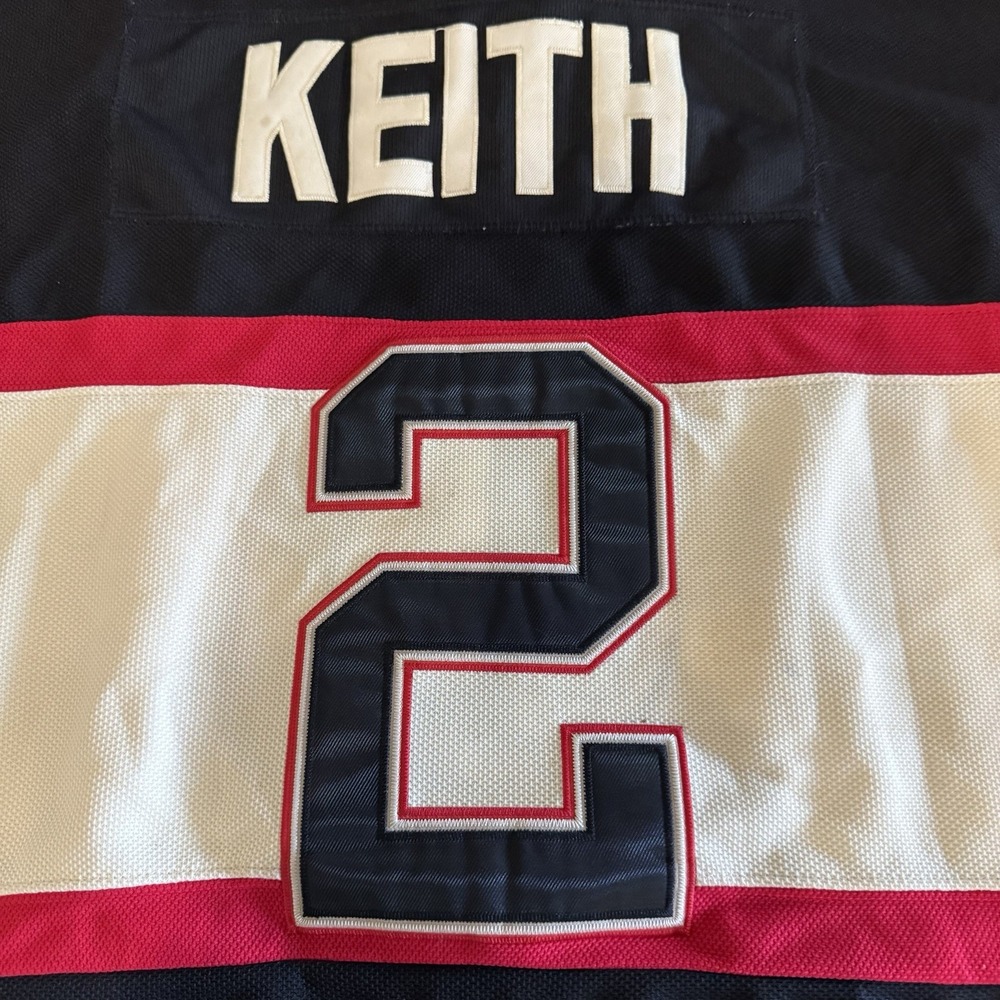 Duncan Keith Chicago Blackhawks Authentic Reebok Edge Jersey Size 48 MIC - Picture 5 of 8